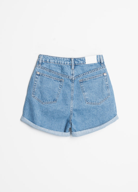 SHORTS DENIM MOM FIT