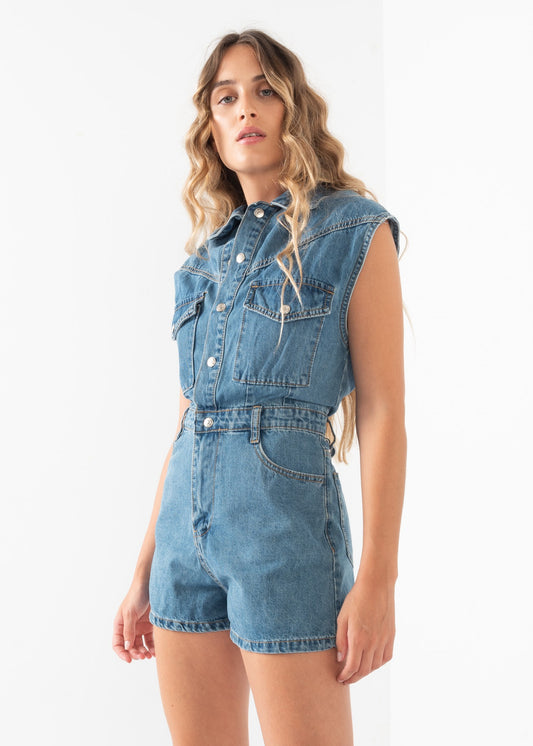MONO DENIM BOLSILLOS